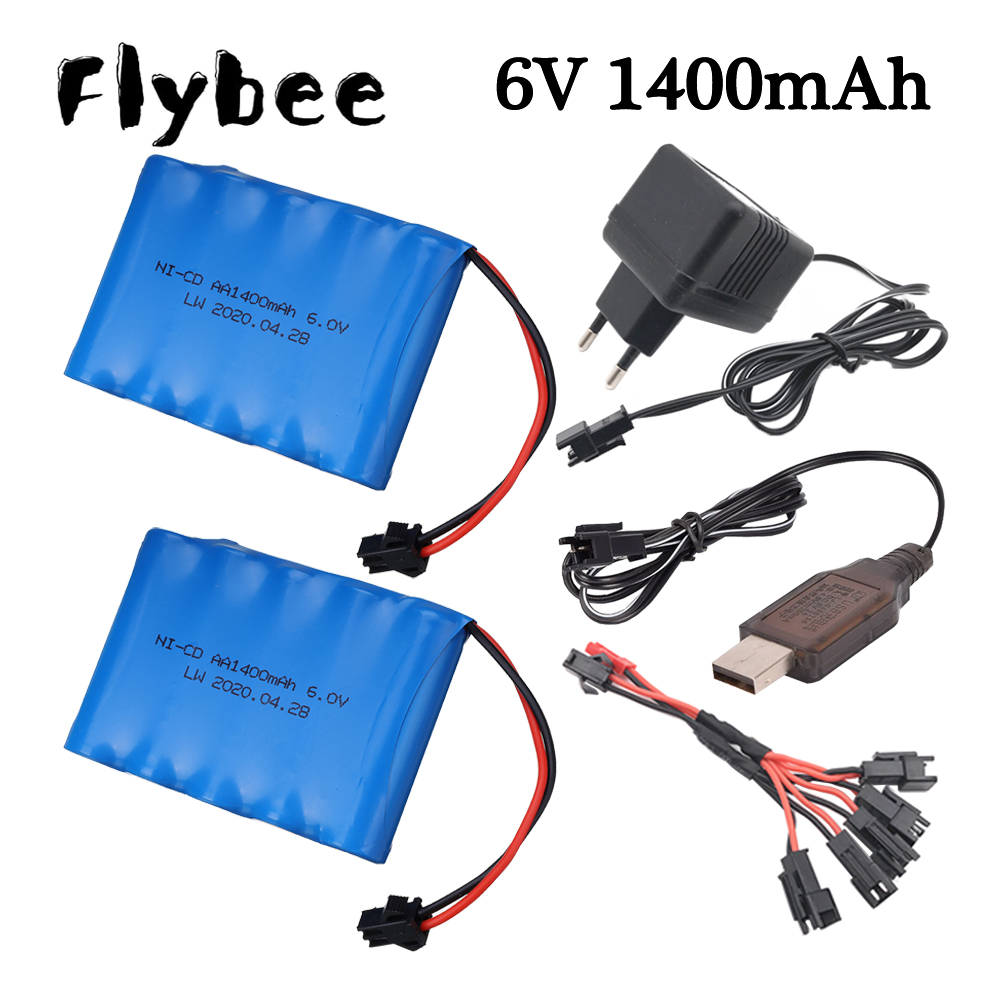 Rc Hobby Tank - 6v 1400mAh akumulator NiCD do zabawki