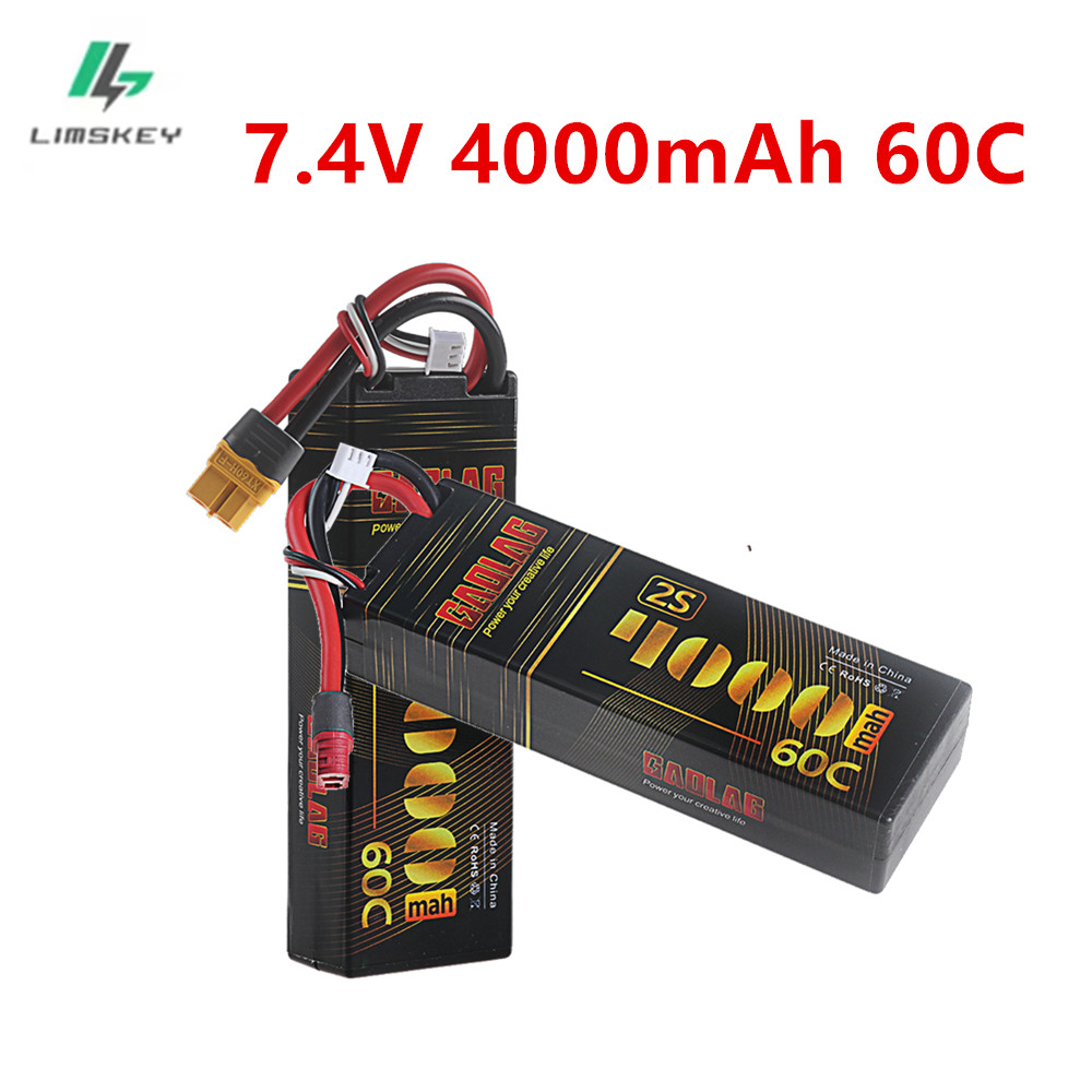 Rc Hobby Tank - Akumulator Lipo 2S 7.4V 4000mAh 60C