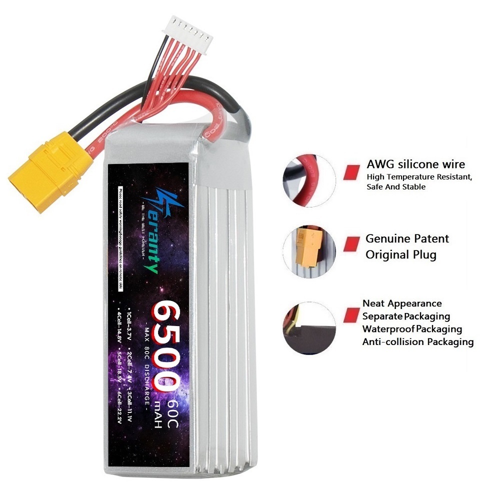 TERANTY 6S 22.2V Bateria Lipo  – Rc Hobby Tank recenzja i cena